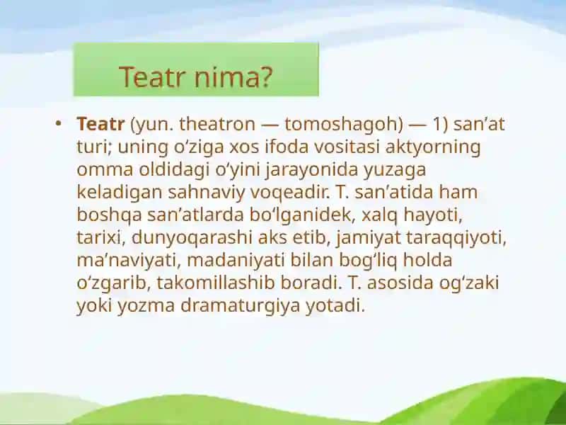Stol teatri 4