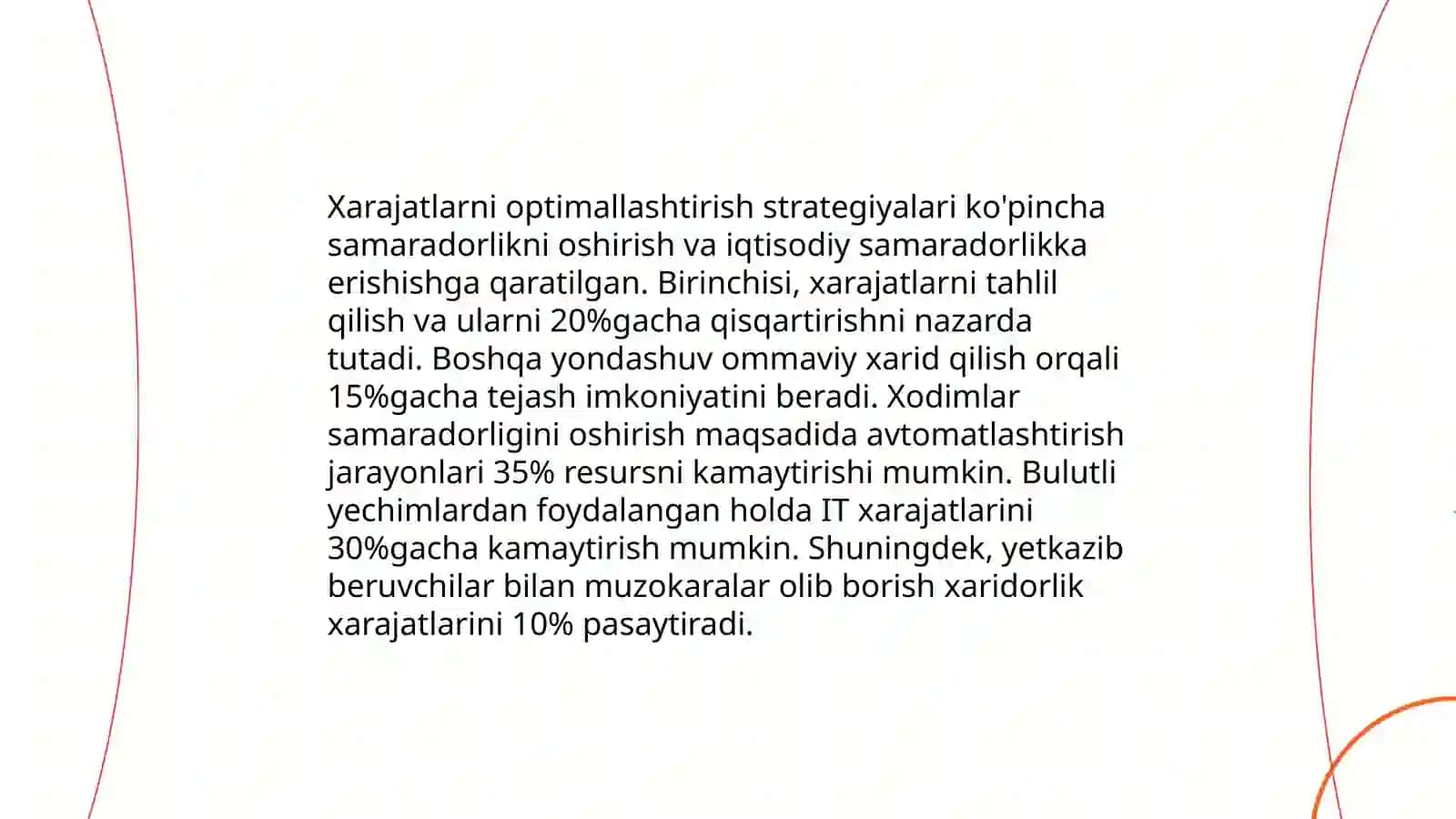 Innovatsion xarajatlarni boshqarish usullari 4