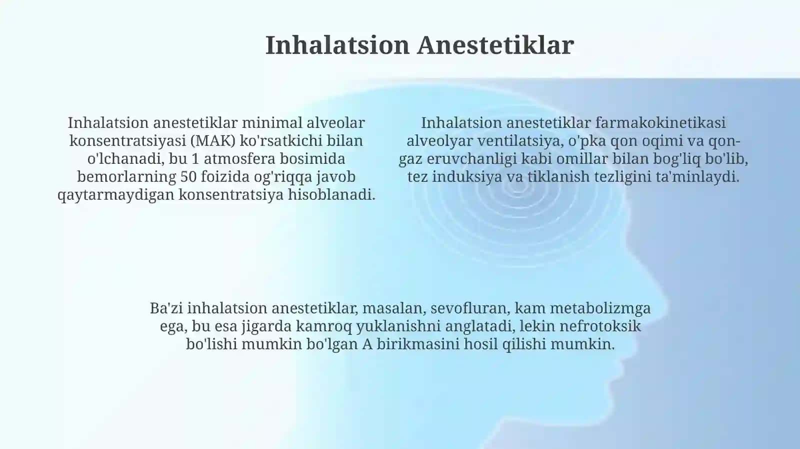 Zamonaviy anestetik vositalar 4