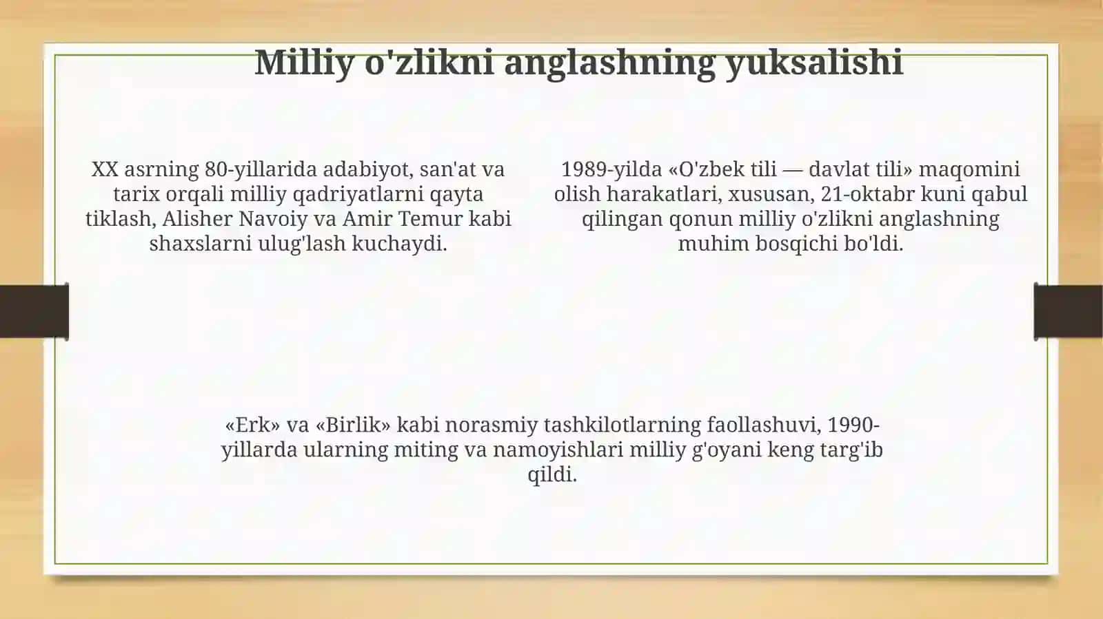 Siyosiy inqiroz va milliy o'zlikning yuksalishi 4