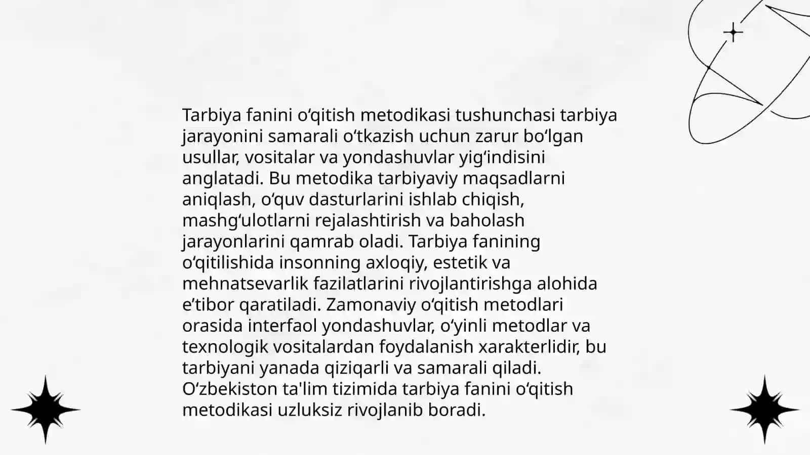 Tarbiya Fanini o‘qitish metodikasi 4