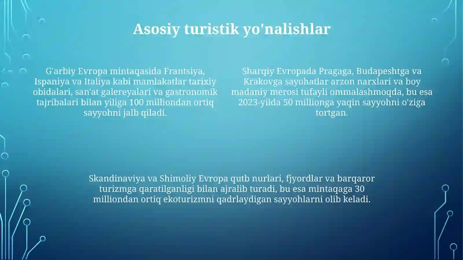 Yevropa regioni turizimi 4