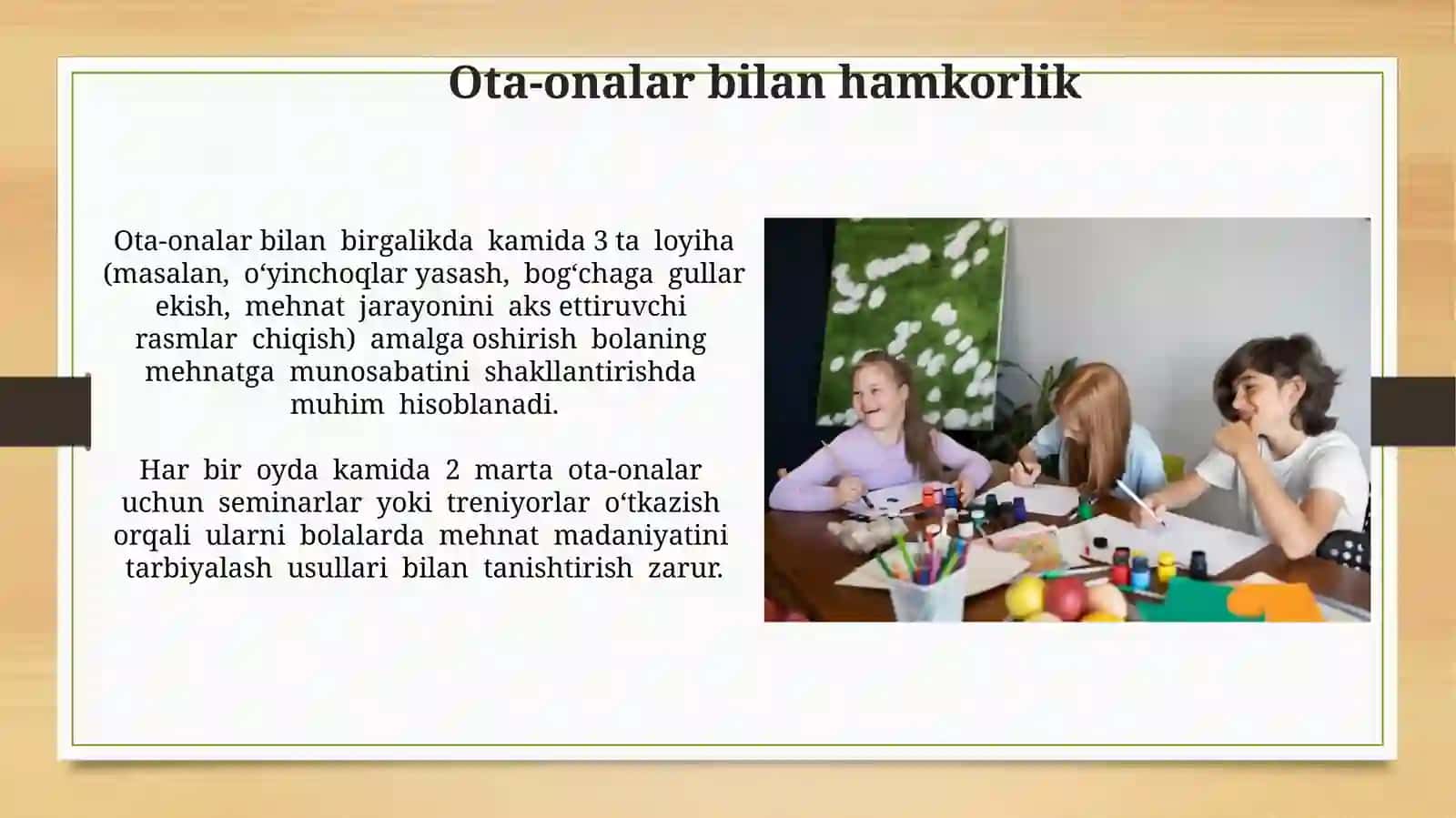 MAKTABGACHA YOSHDAGI BOLALAR MEHNAT TARBIYASI 4