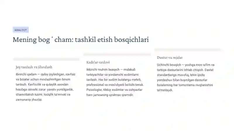 Mening bogʻcham: Fan va menejment asoslari 4