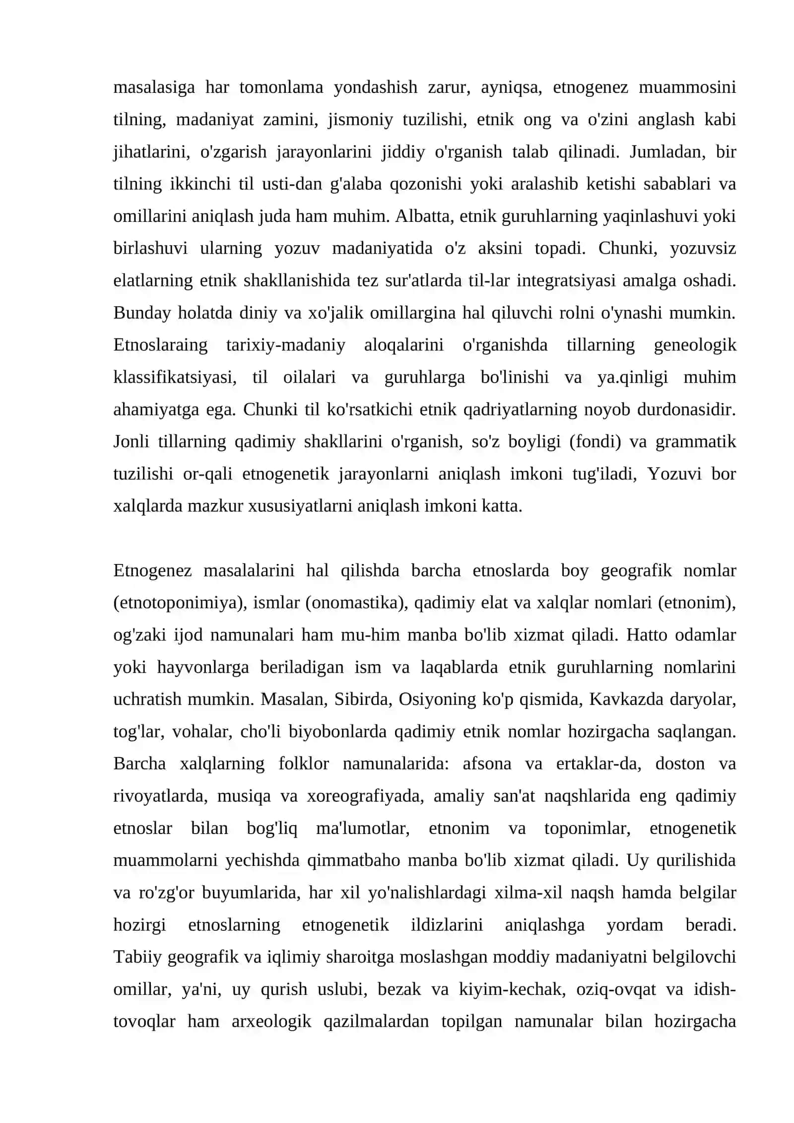 14-ma’ruza: Etnik geografiyasi, etnos va hudud, xo‘jalik-madaniy tiplar shakllanishining ekologik omillari 4