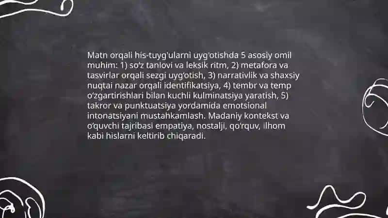 Matnning inson ruhiyatiga ta'siri 4
