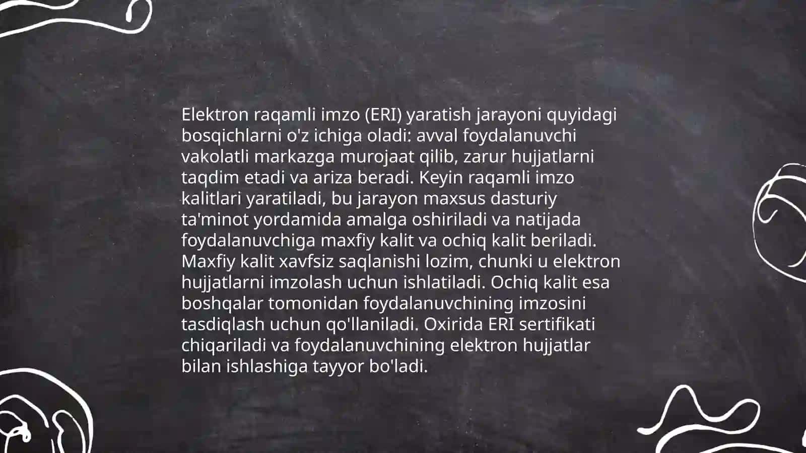 Elektron raqamli imzo va undan foydalanish 4