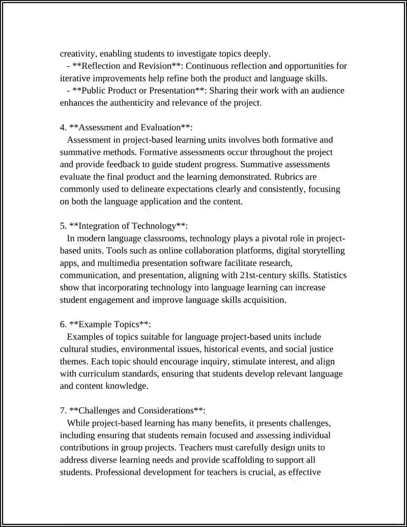 PROJECT-BASED LEARNING LANGUAGE TEACHING 4
