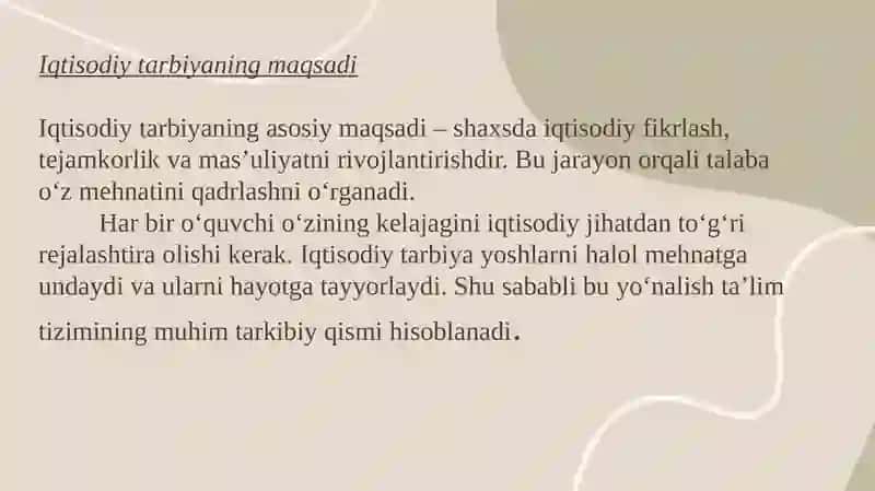 Talabalarda iqtisodiy savodxonlikni rivojlantirish 4