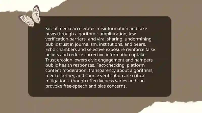 The impact of Social Media on Society 4