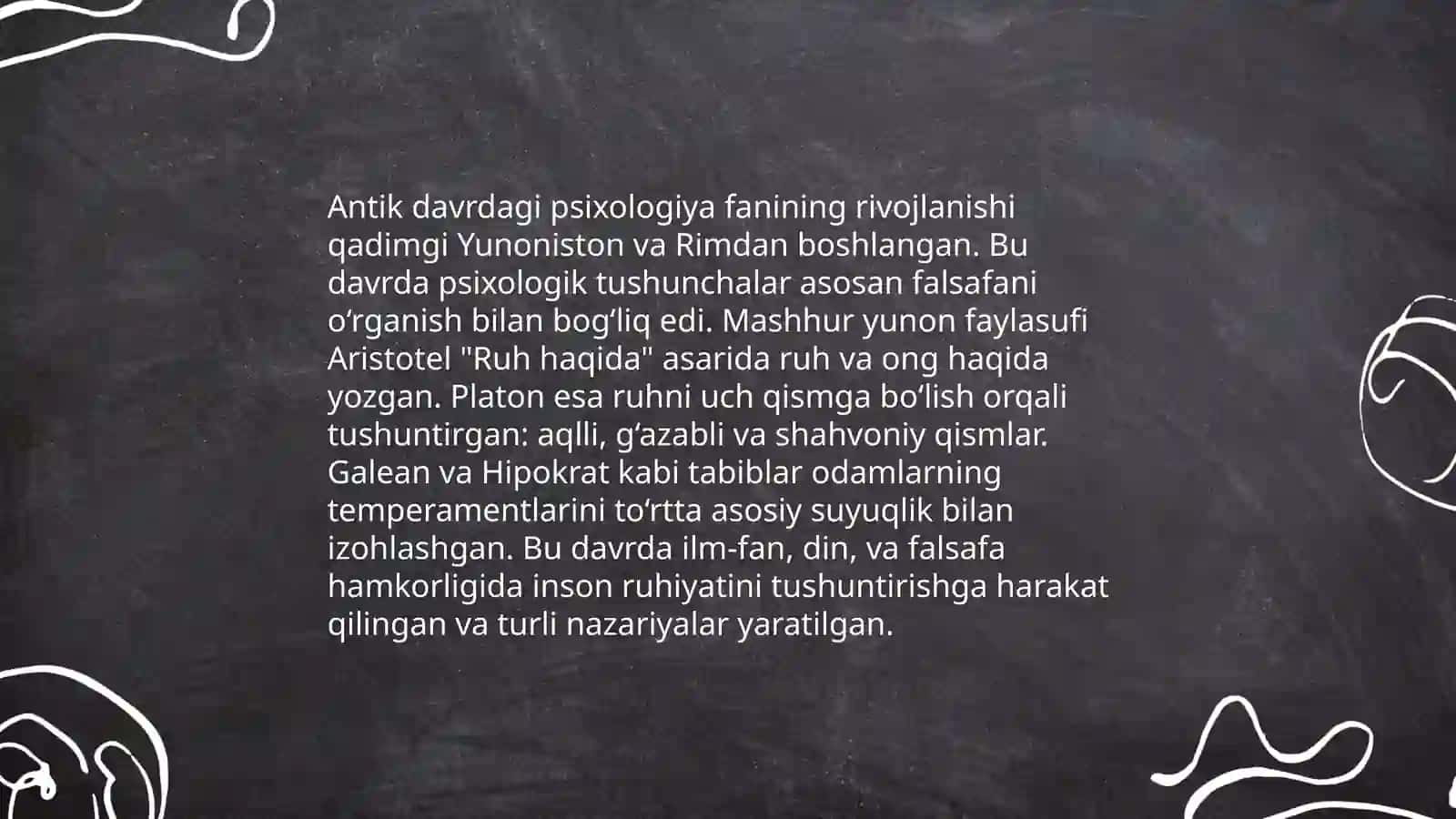 Psixologiya fanining predmeti rivojlanishi tarixi va sohalari 4