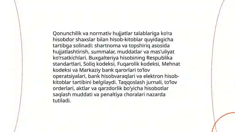 Hisobdor shaxslar bilan hisob-kitoblar auditi 4