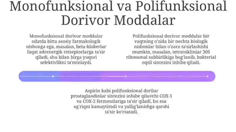 Monofunksional va Polifunksional Birikmalar Metabolizmda 4