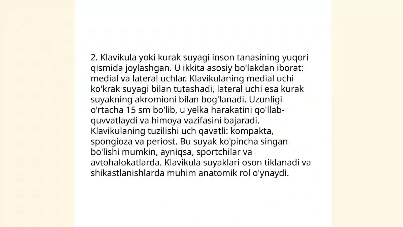 Yuqori kamar suyaklarining tuzilishi 4