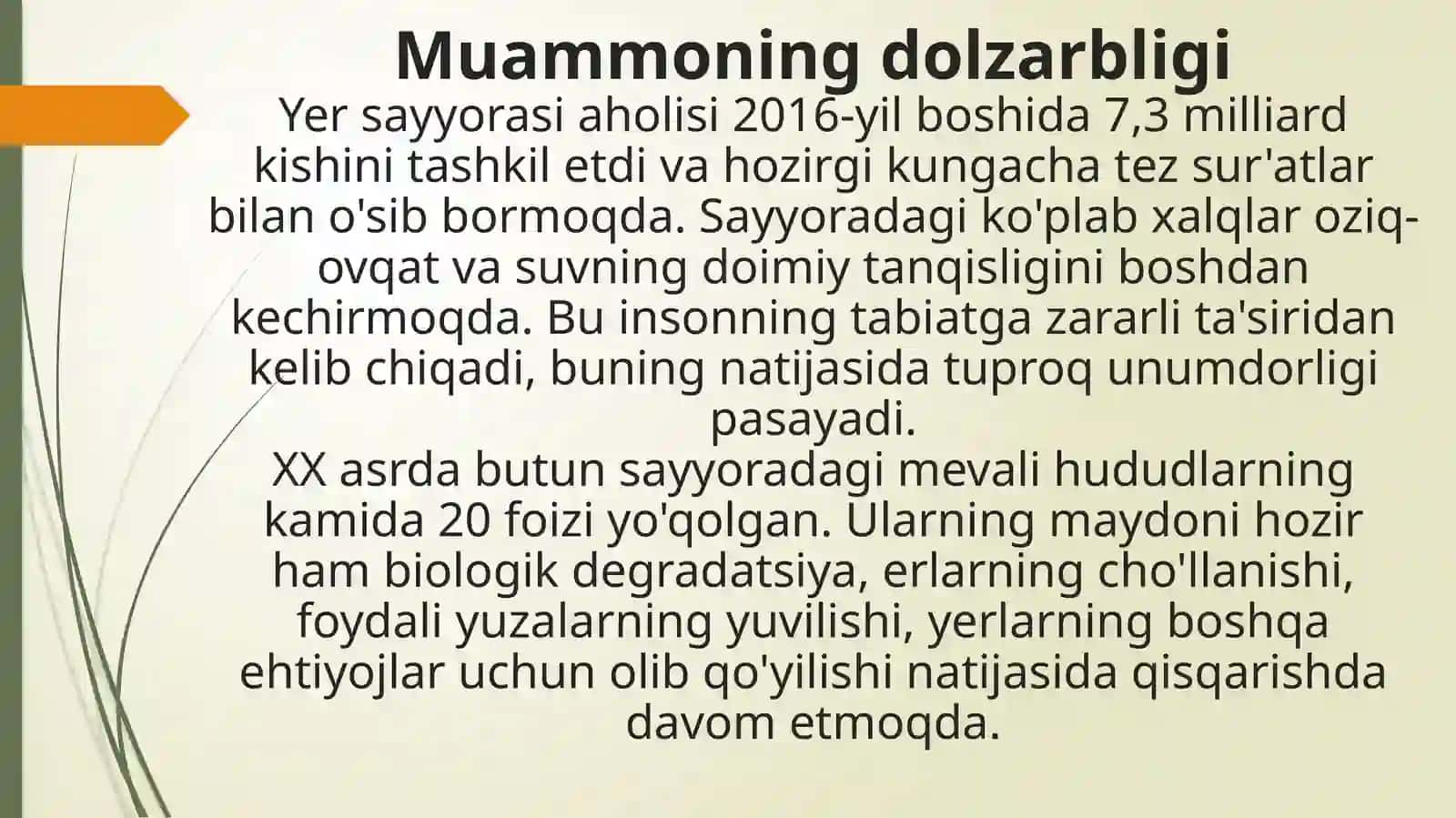 Umumiy bialogiya fanidan prezintatsiya 4