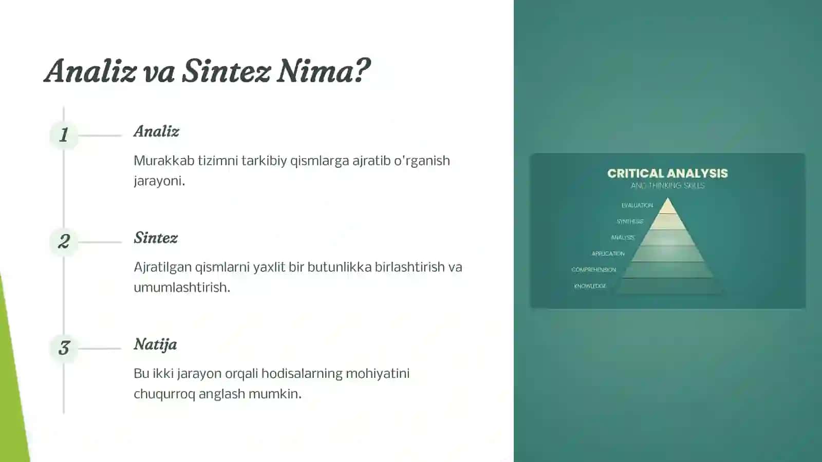 Ilmiy Tadqiqot Metodlari: Analiz va Sintez 4