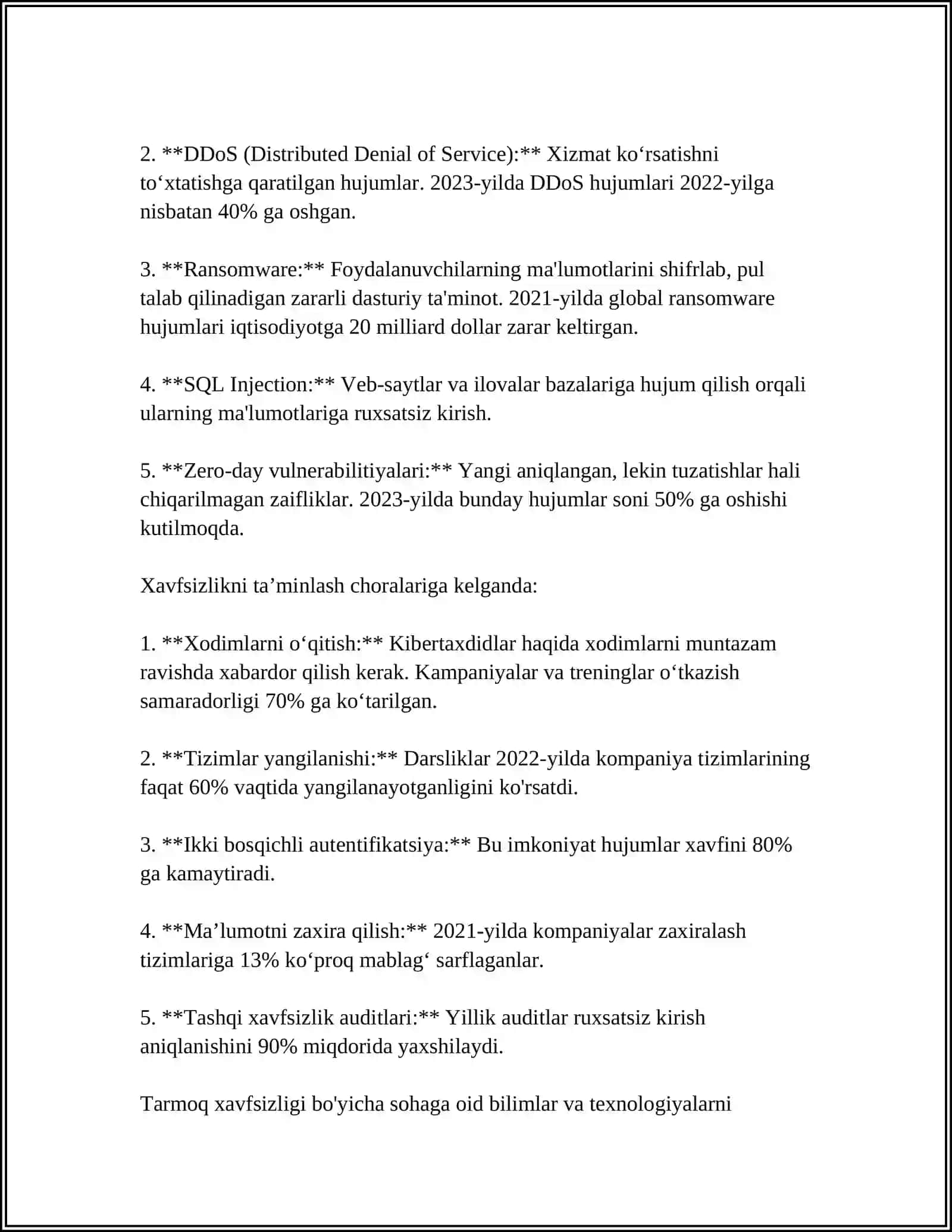 Tarmoq xavfsizligi 4