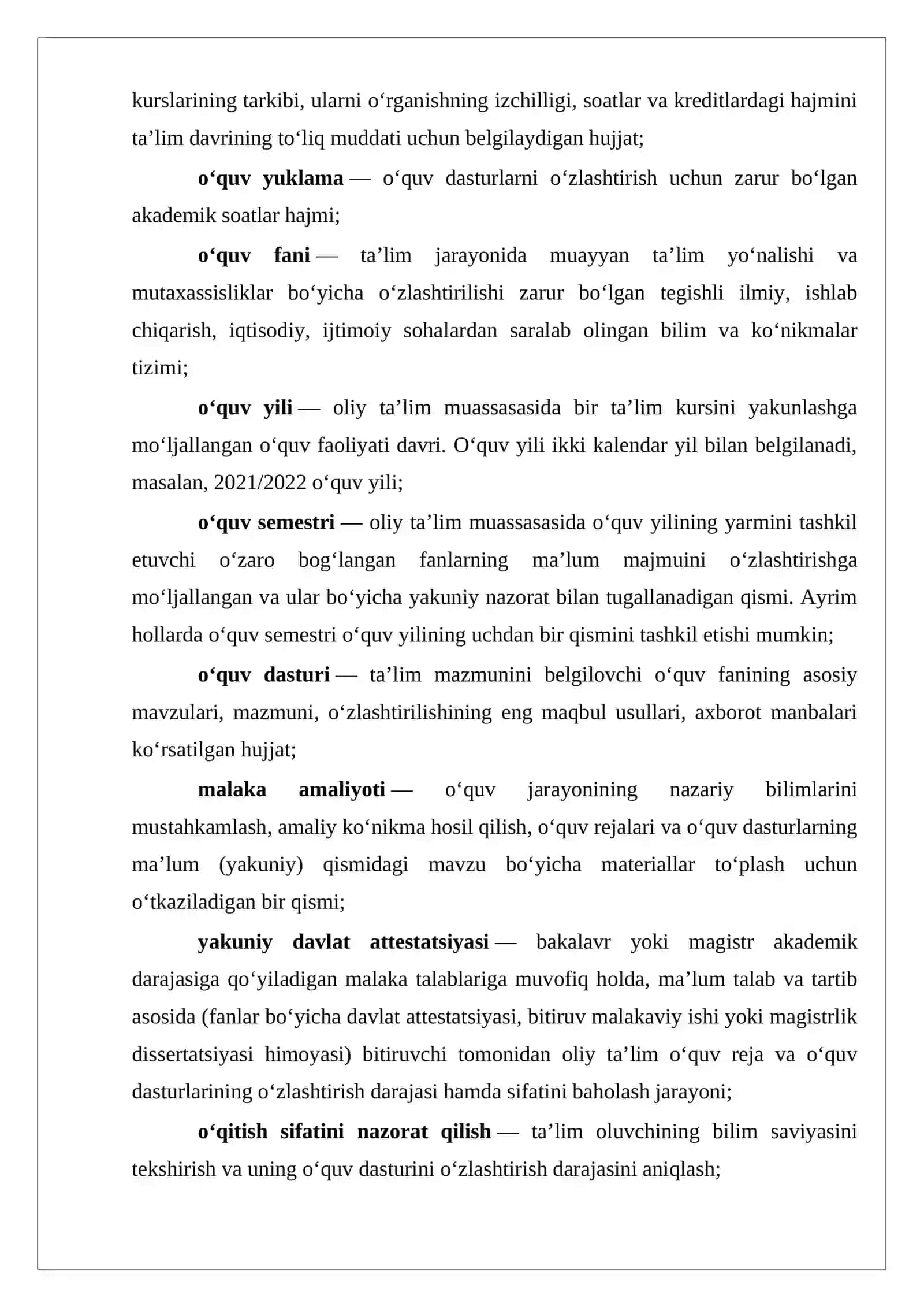 REFERAT Davlat ta'lim standartlari mazmuni 4