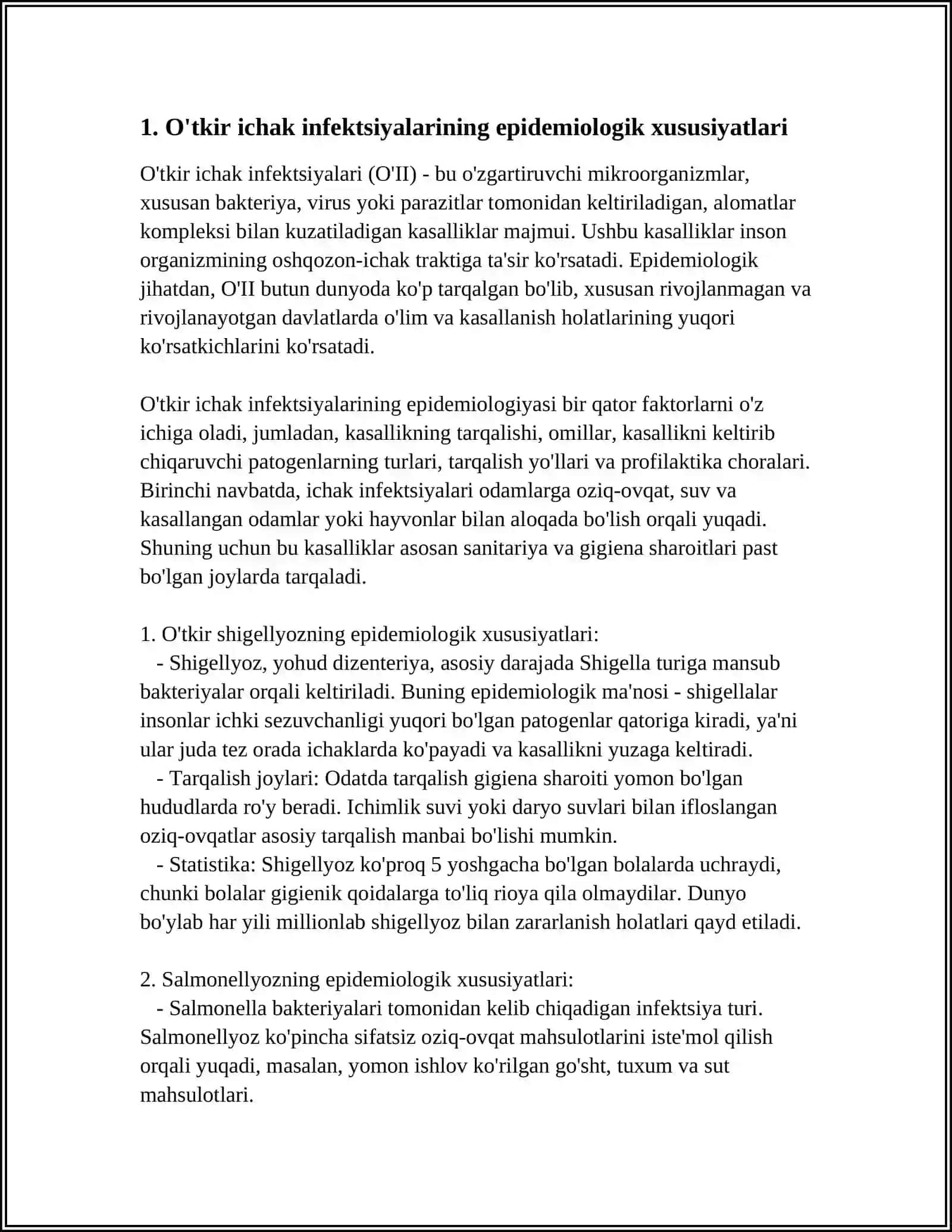 O'tkir ichak infektsiyalari 4