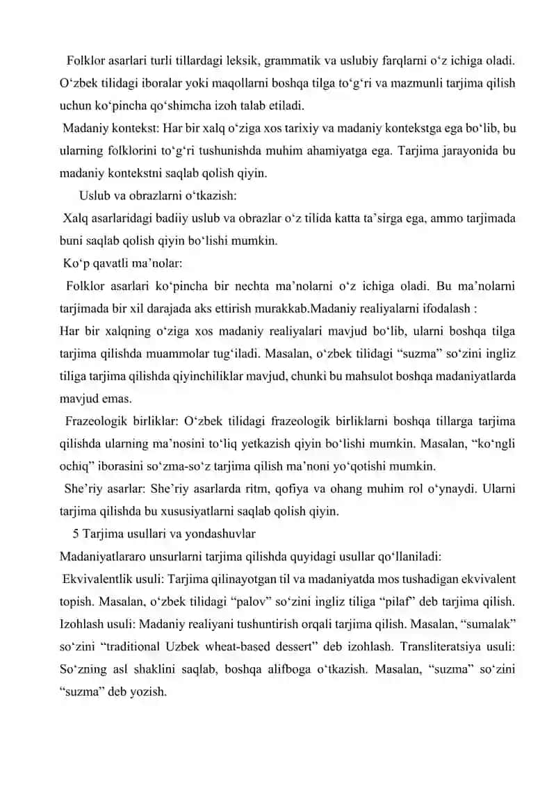 O‘zbek folklorida madaniyatlararo unsurlar va ularning tarjimasi 4
