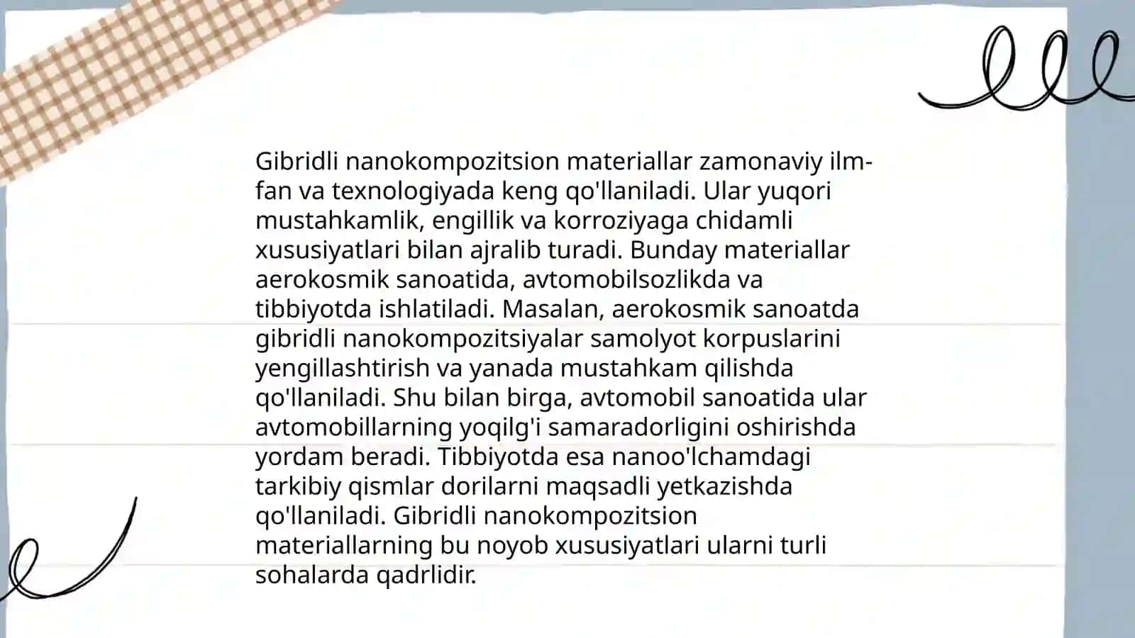 Gibridli nanokompozitsion materiallar 4