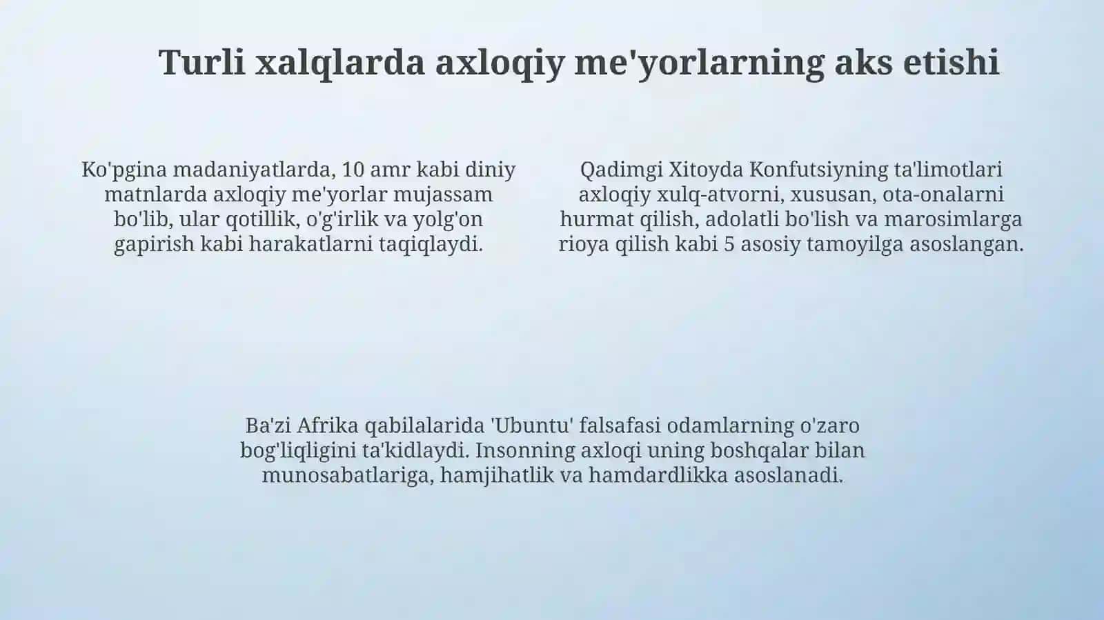 Turli xalqlar pandnomasidaxalqchil rasm rusmlarxulq odobga oid udumlar 4