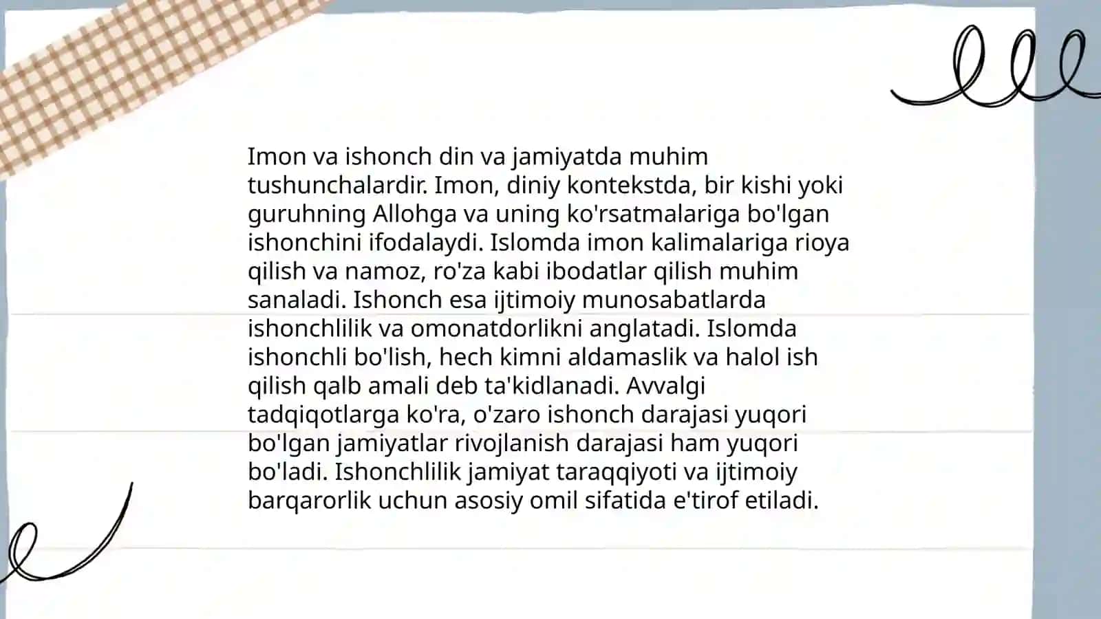Ishonch va uning turlari diniy e'tiqod 4