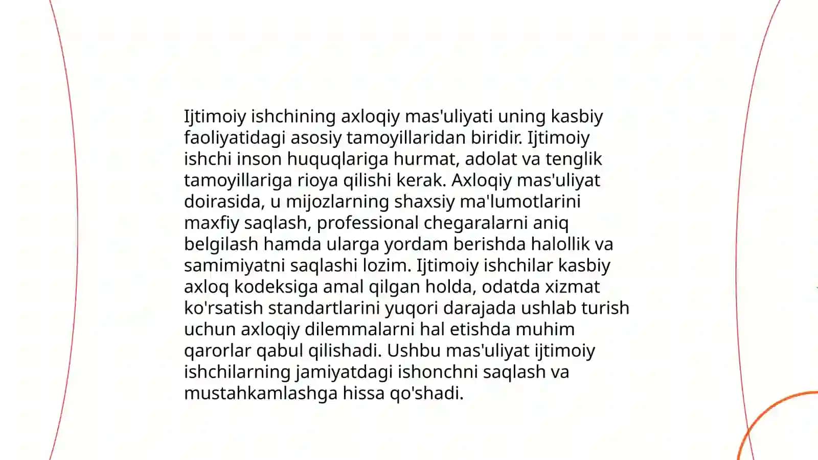 Ijtimoiy ishchining kasbiy etikasi 4
