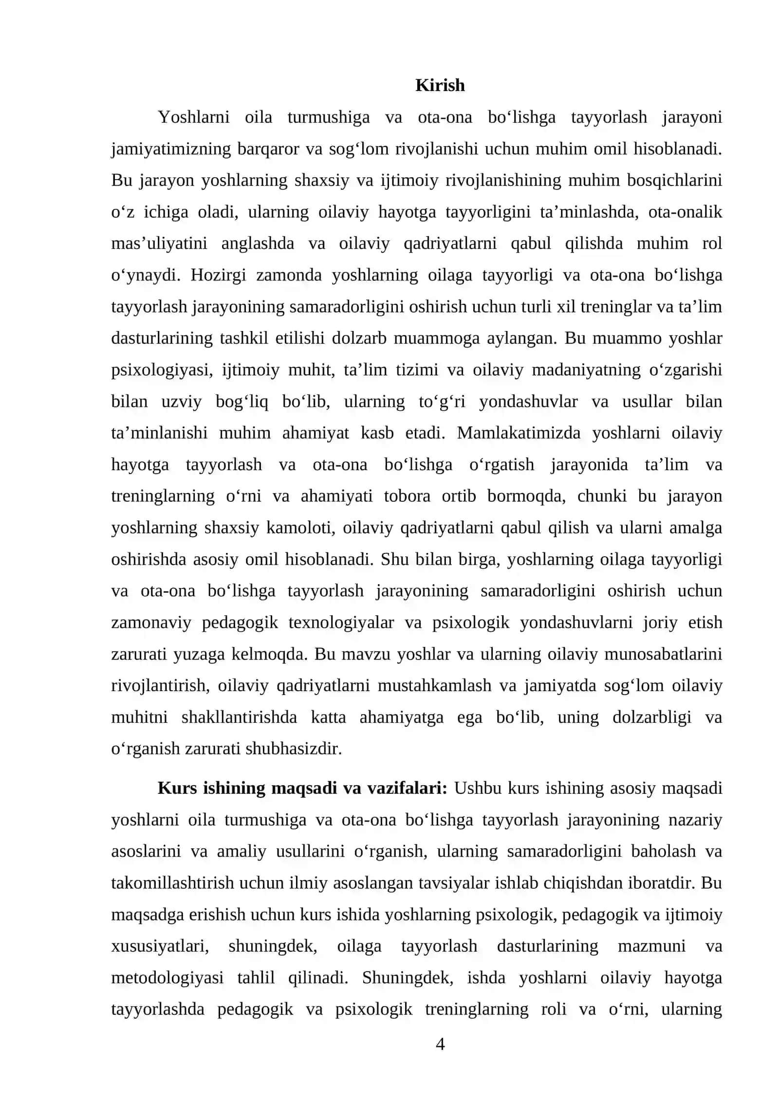 PSIXOLOGIK TRENING ASOSLARI FANIDAN TAYYORLAGAN KURS ISHI 4