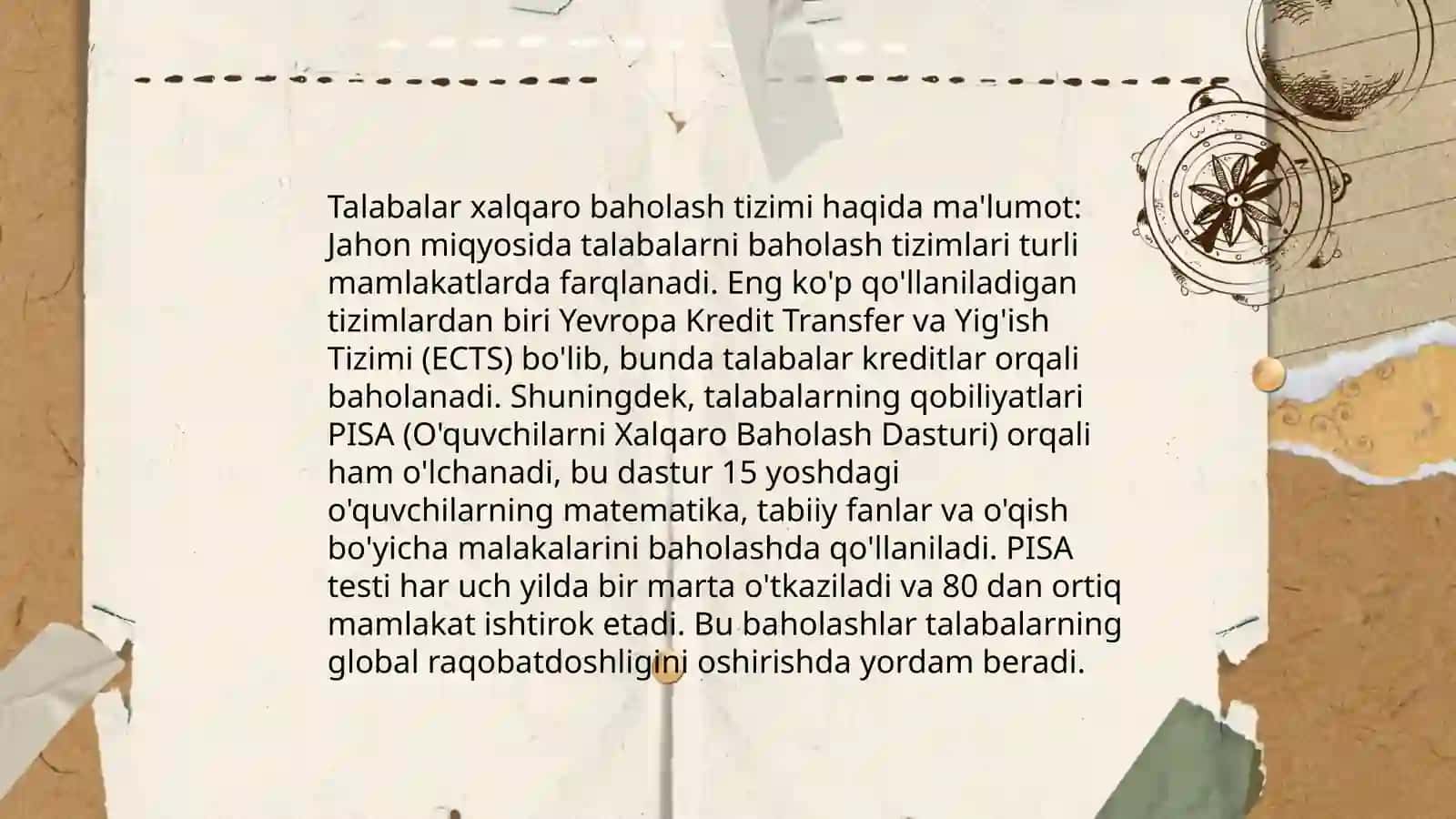 Egmagan xalqaro baholash dasturlari to'g'risida asosiy ma'lumotlar 4