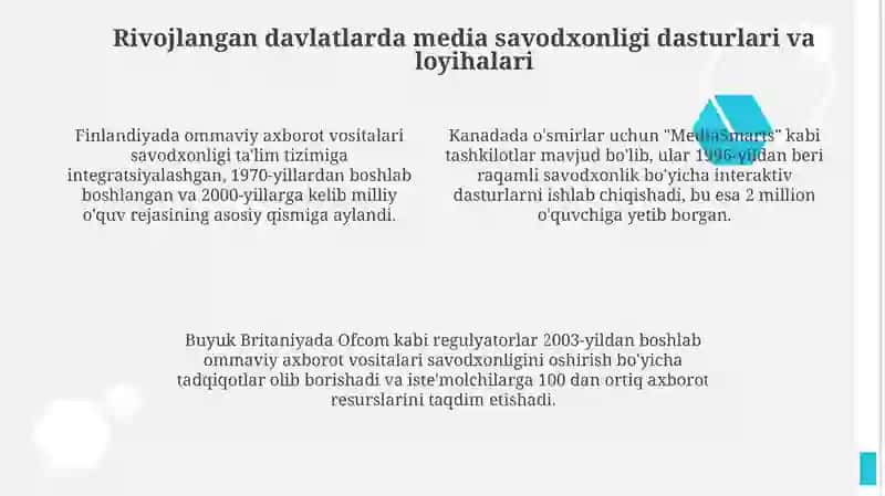 Media savodxonligi: Asosiy tushunchalar va jahon tajribasi 4