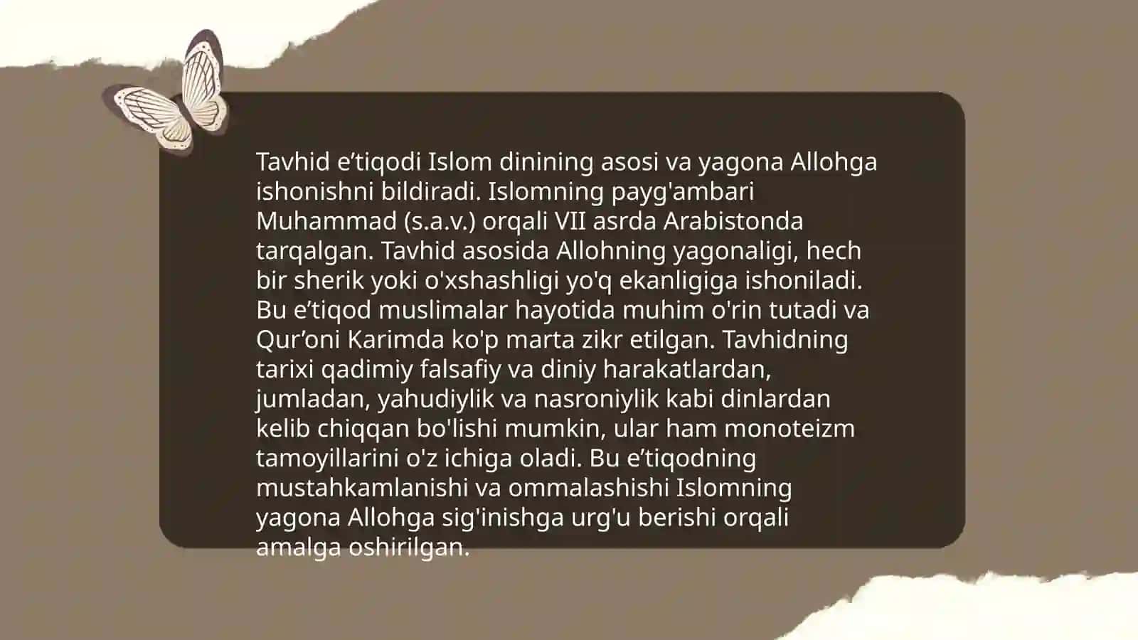 Tavhid e’tiqodi va Markaziy Osiyo xalqlari ma’naviyati 4