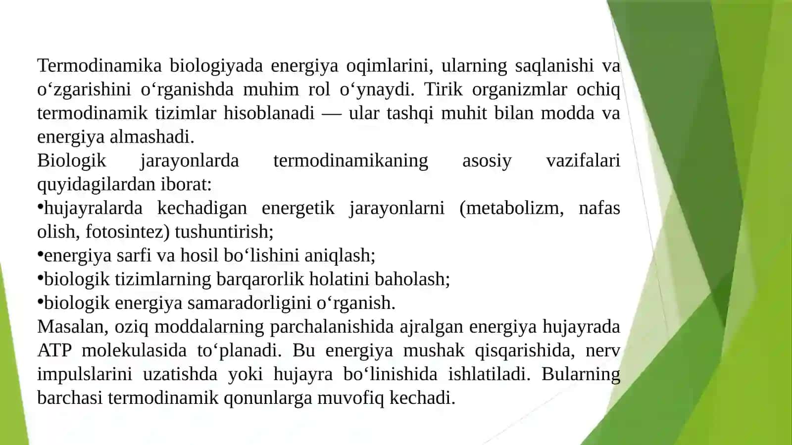 XUDOYQULOVA DILNURA BIOFIZIKA FANIDAN TAQDIMOT 4