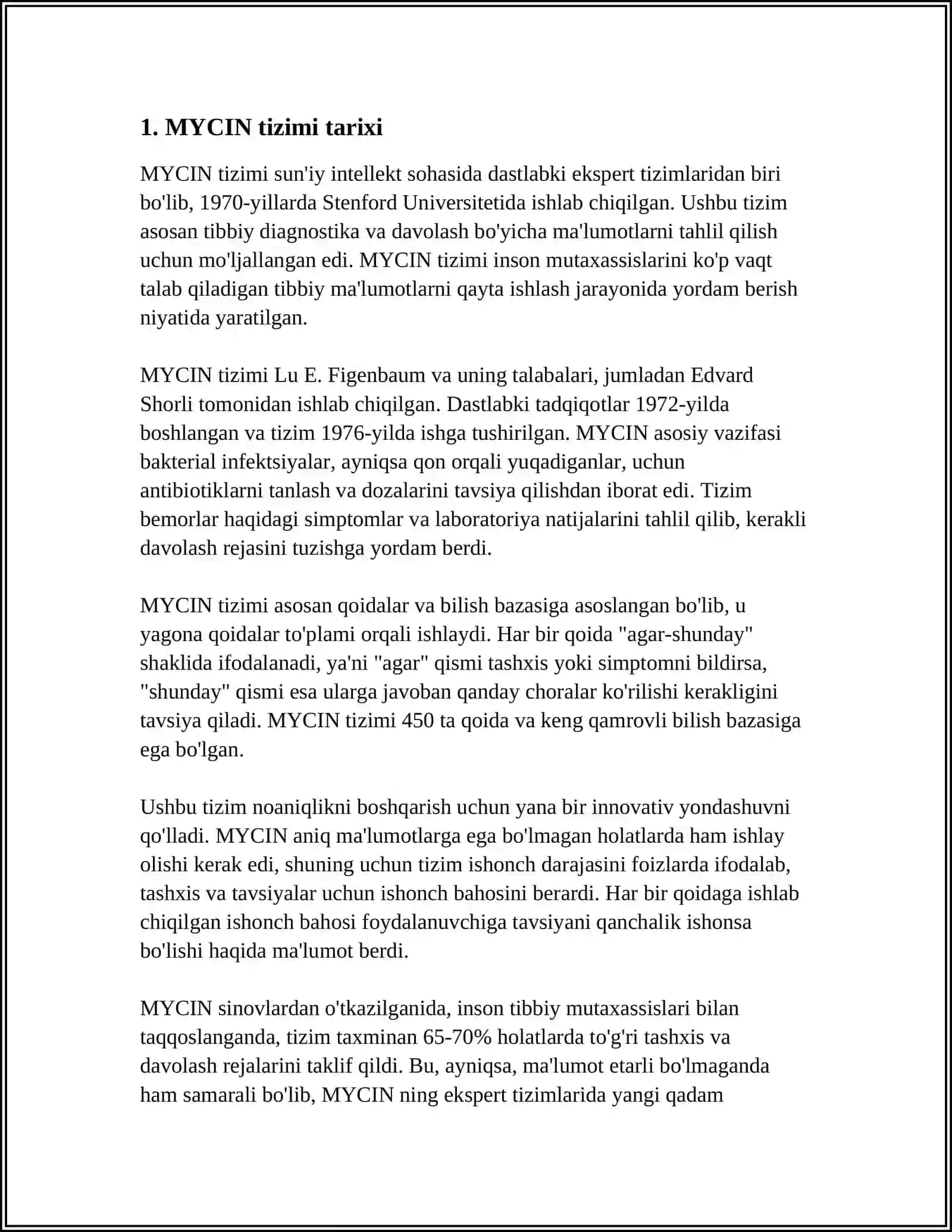 MYCIN-EMYCIN-TEIREIAK-RUFF-NERMYCIN EKSPERT TIZIMI 4