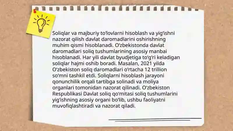 Oʻzbekiston Respublikasi Vazirlar Mahkamasi huzuridagi soliq qoʻmitasining funksiyalari va vazifalari 4