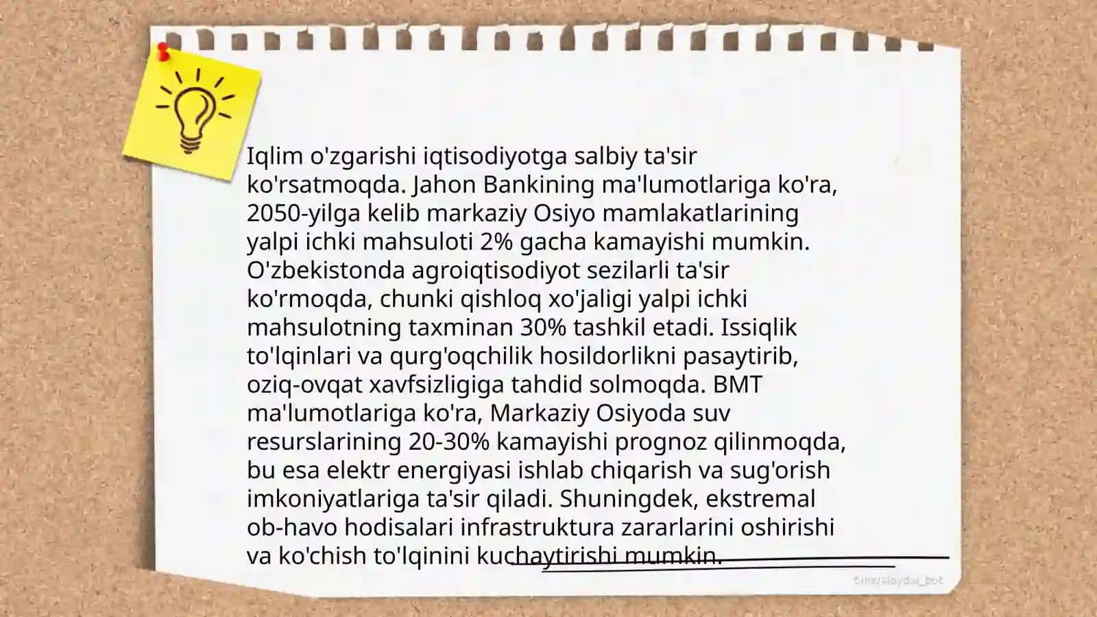 Ekologiya, tabiatni muhofaza qilish va iqtisodiyot 4