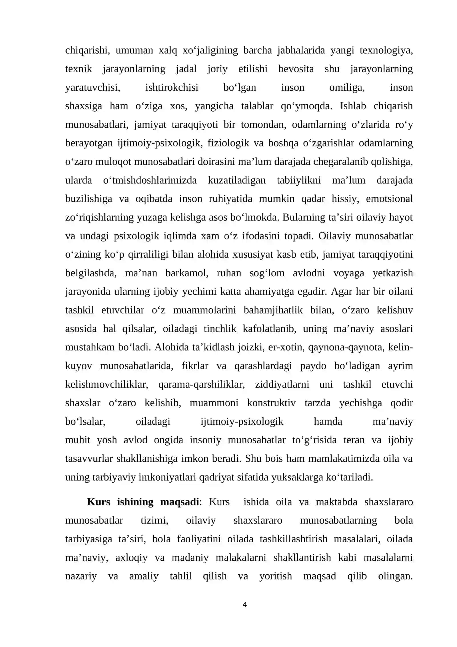 OILADAGI TA`LIM-TARBIYA BOLA  RIVOJLANISHINING ASOSI 4