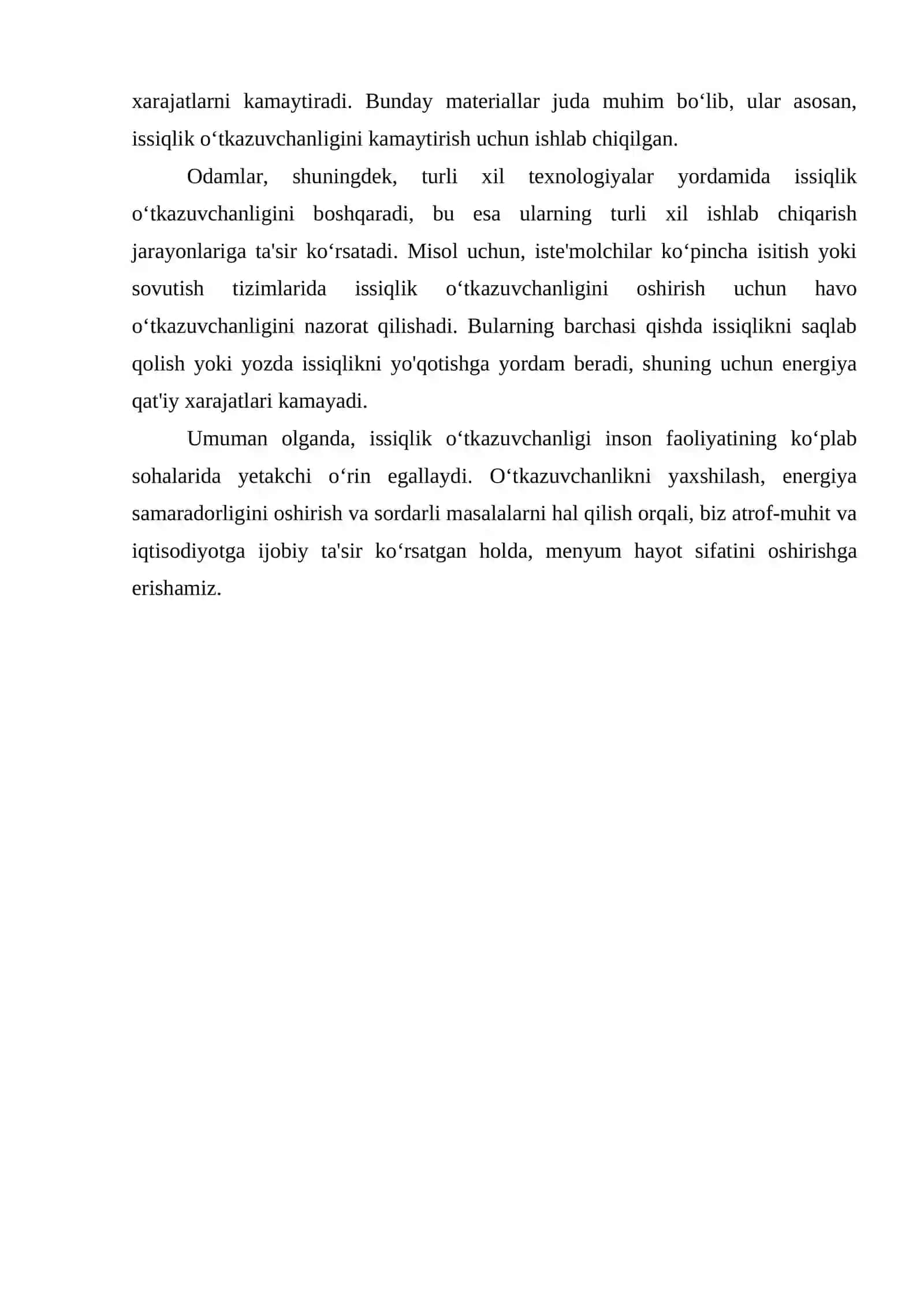 ISSIQLIK O‘TKAZUVCHANLIK 4