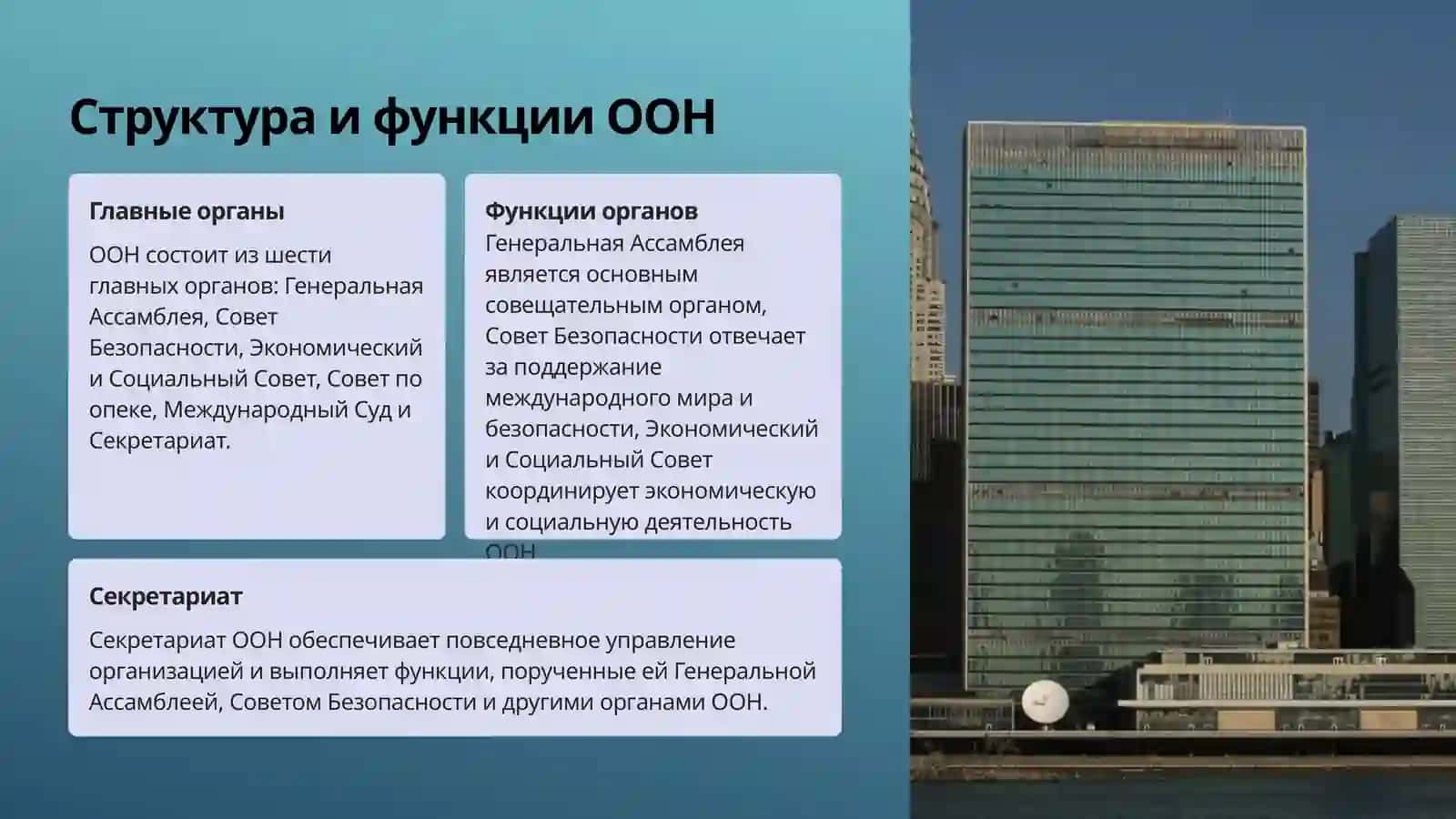 Организация Объединенных Наций: Ключевая роль в мировой экономике 4