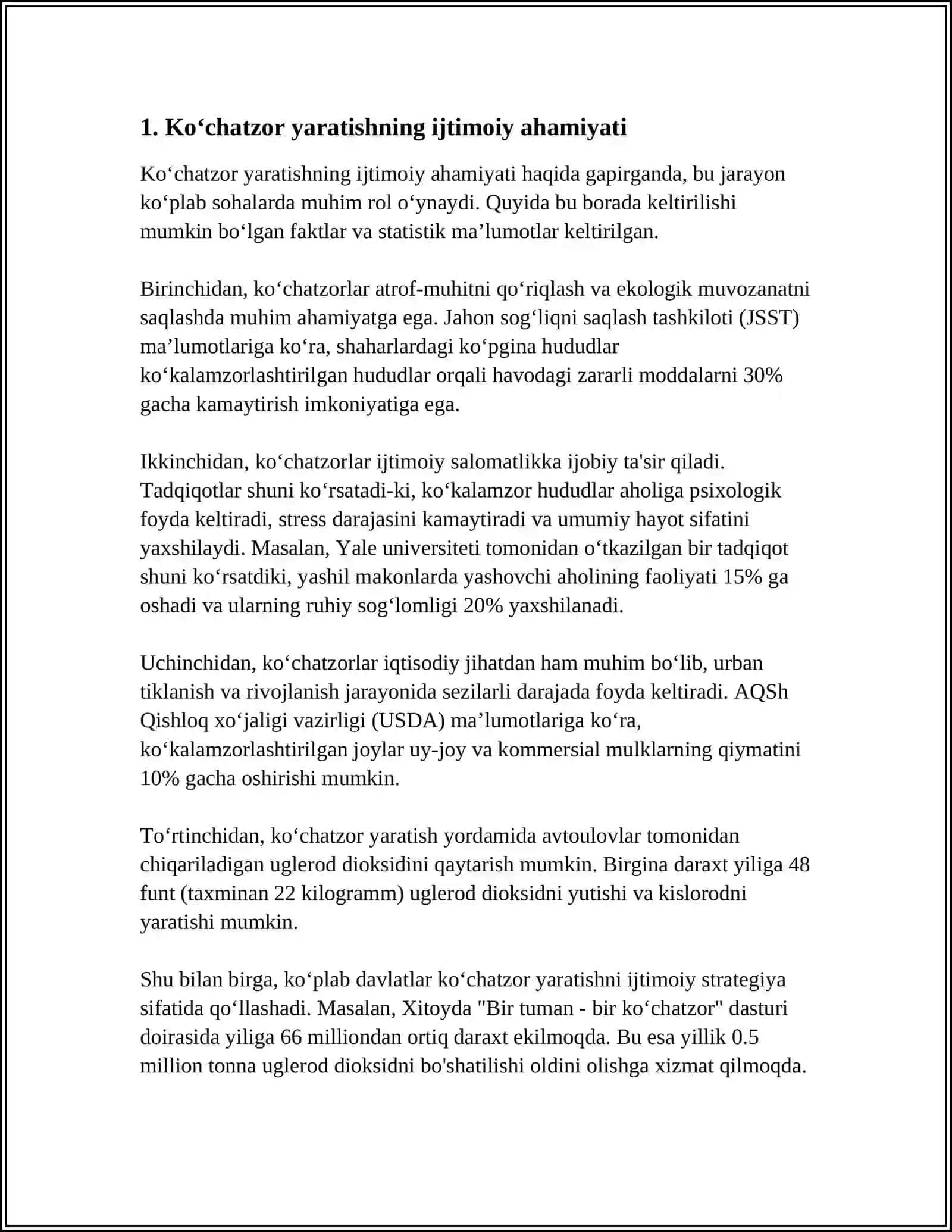 Mavzu: TOK KOʻCHATZORINI BARPO QILISH 4