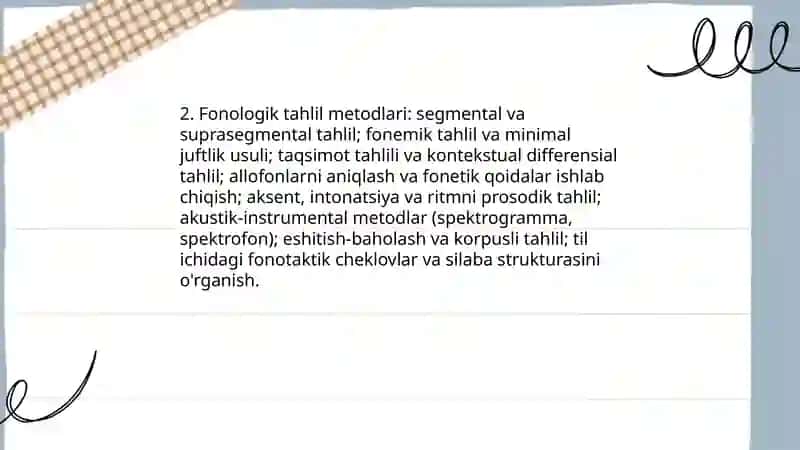 Lingvistik tahlil metodlari 4