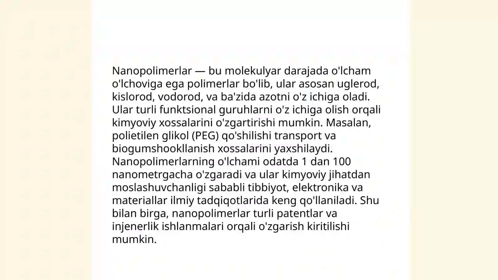 Polimer nanotexnologiya 4