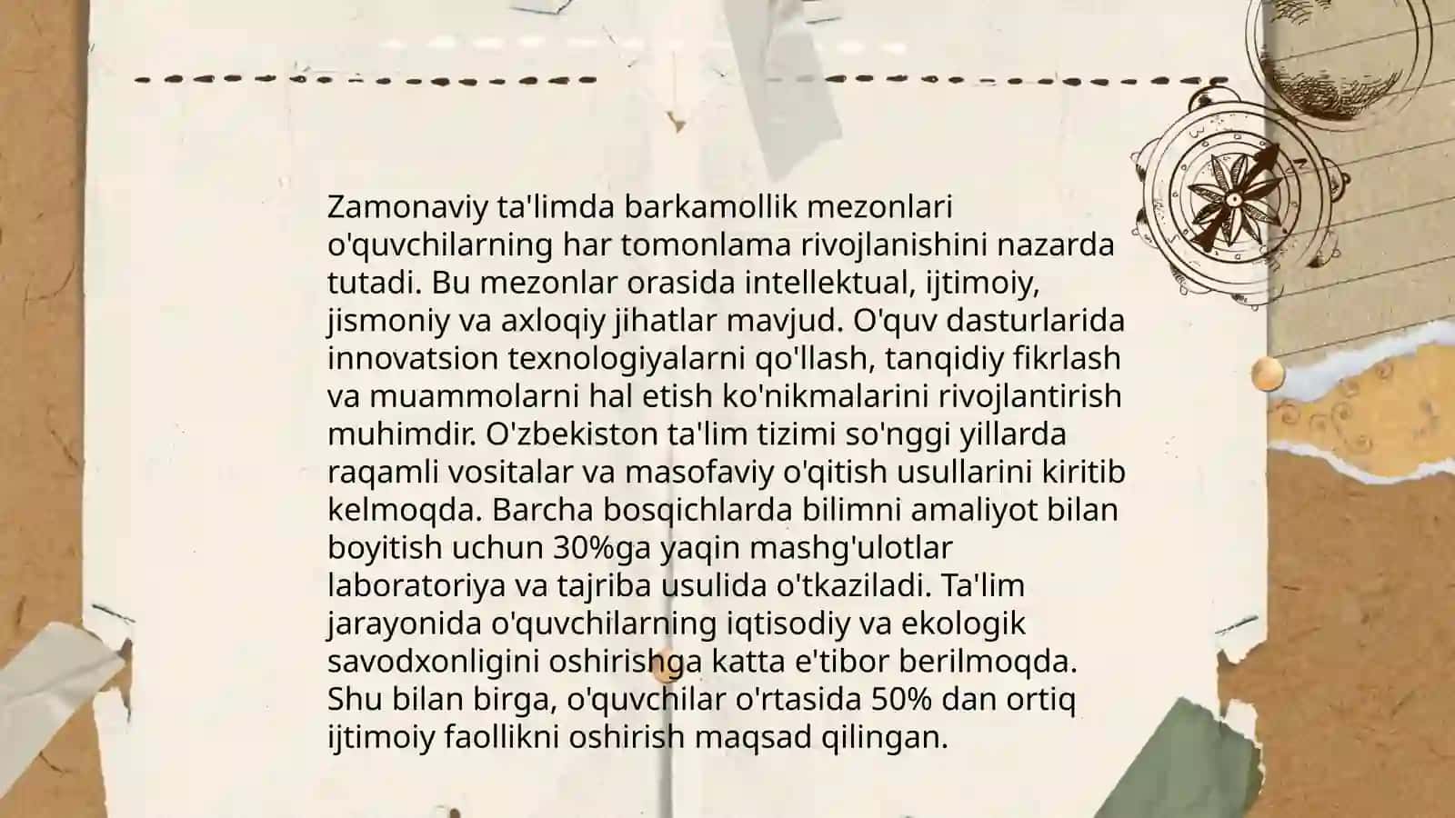 Barkamol shaxsni tarbiyalash diagnostikasi 4