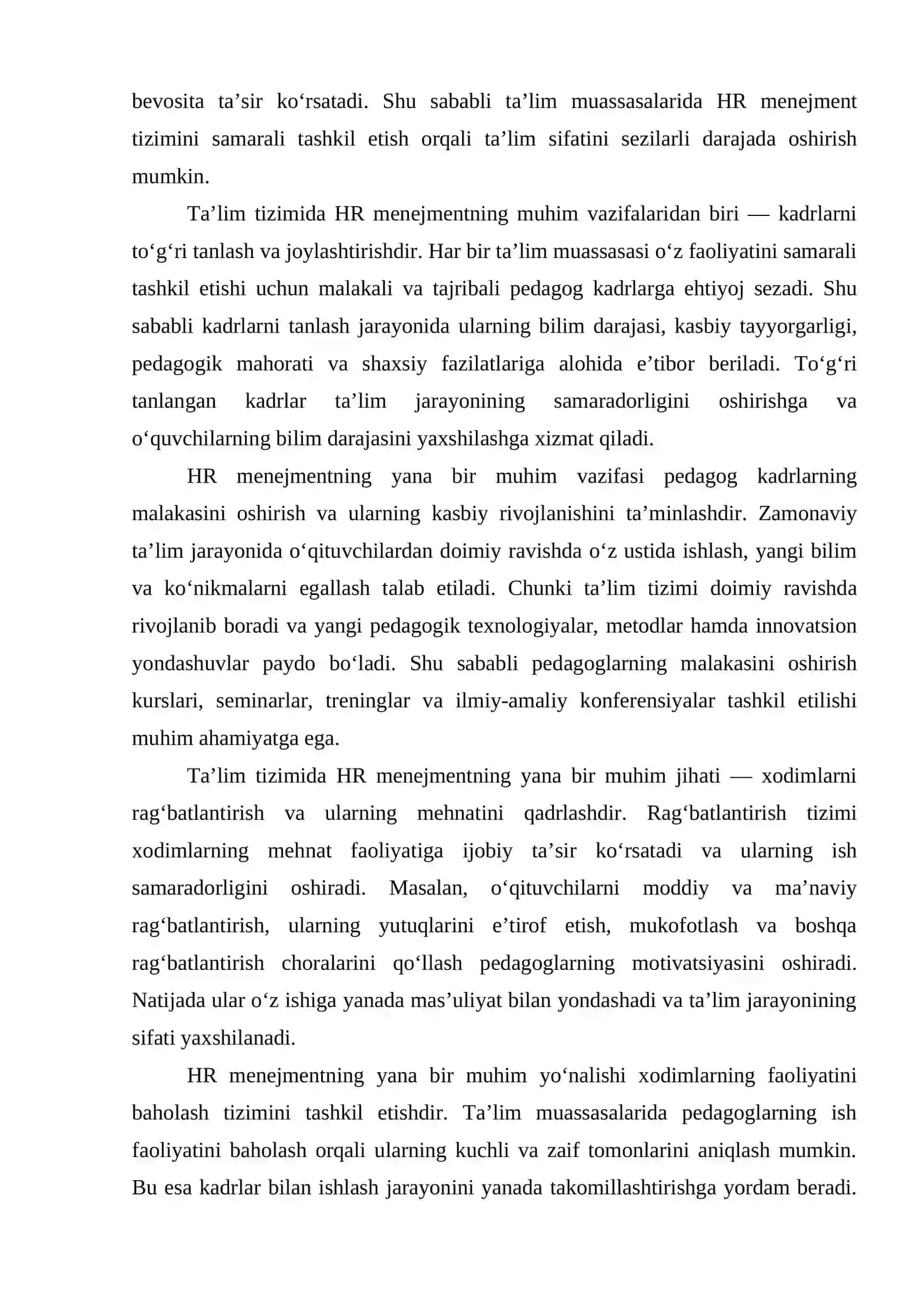 Ta’lim tizimida HR menejment va kadrlar salohiyati 4