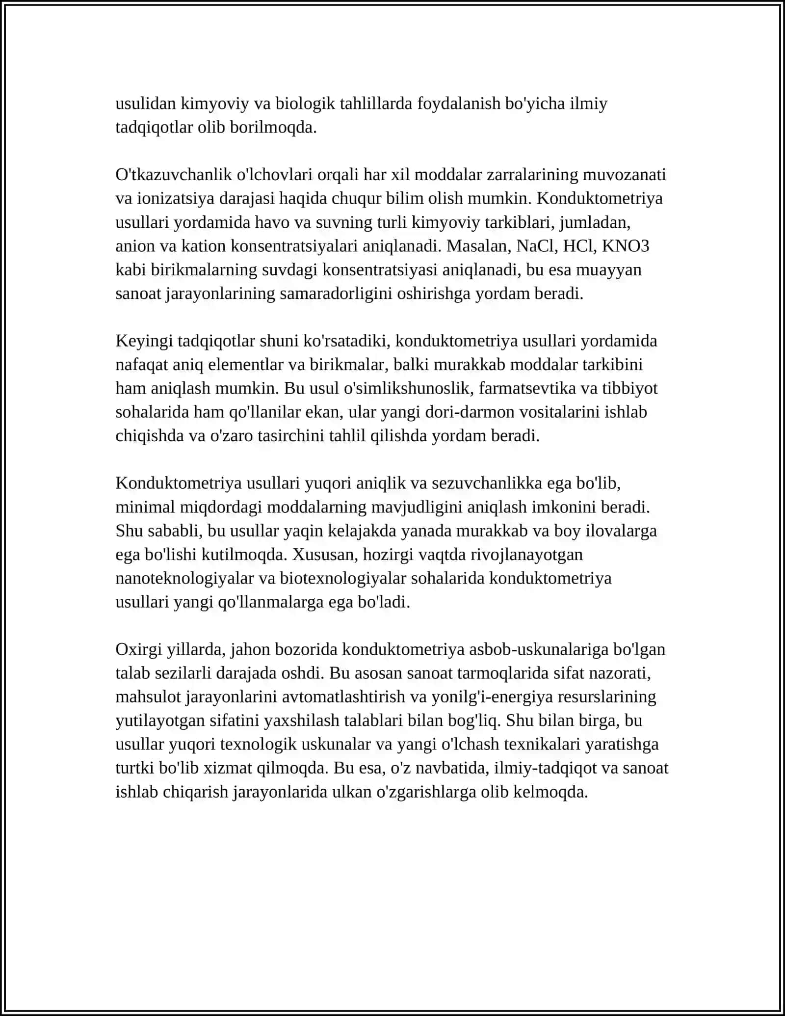 KONDUKTOMETRIYA, POTENSIOMETRIYA 4