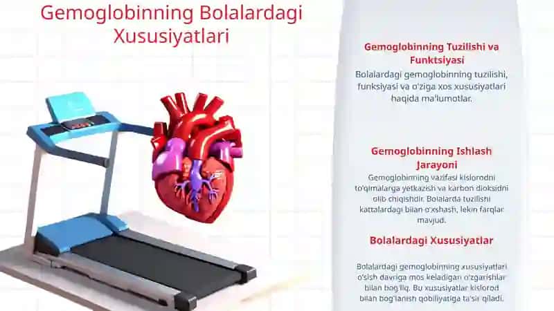 Gemoglobinlarning bolalardagi hususiyatlari 4