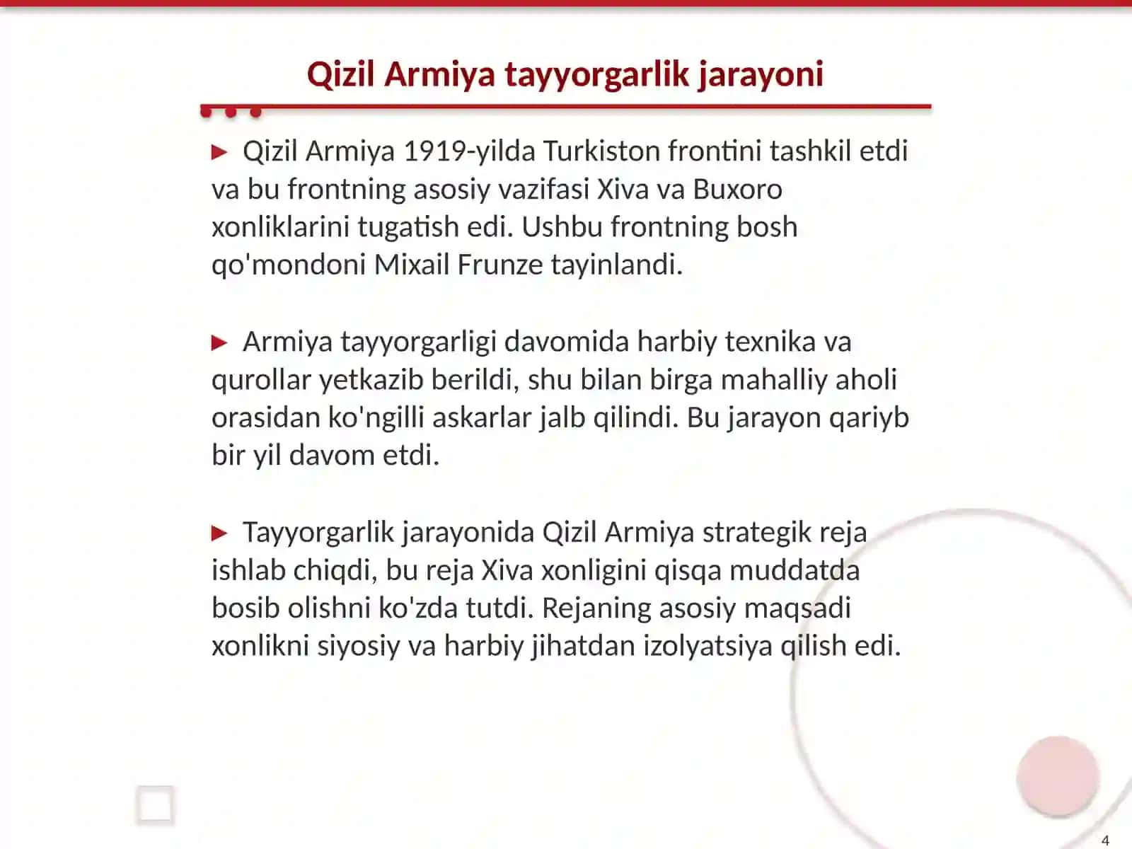 Xiva xonligi va Buxoro amirligining qizil armiya tomonidan tugatilishi 4