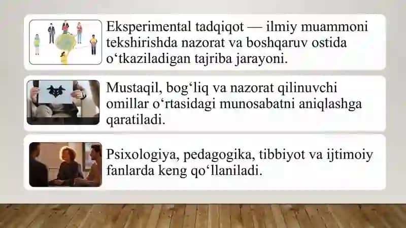 Eksperimental psixologik tekshirishlardagi umumiy etikaviy tamoyillari 4
