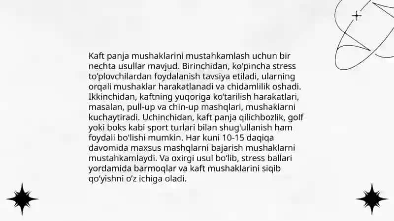 Kaft panja mushaklari 4