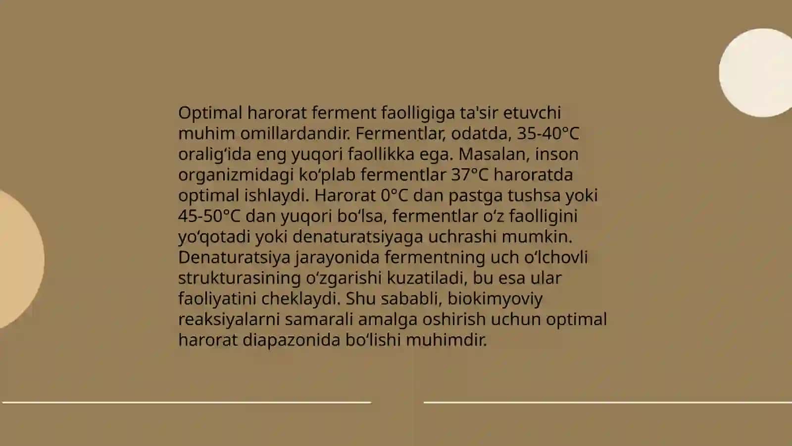 Fermentlarning aktivligiga haroratning tasiri 4